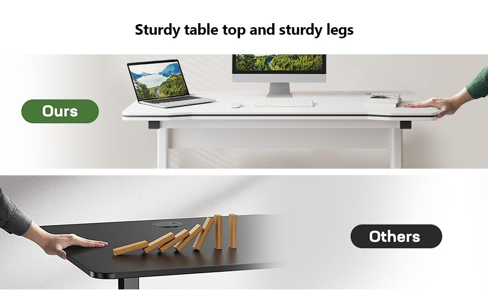 【Black Friday】Gaming Desk Computer Writing Table for Home Office Student Art Modern Simple Style with T-Shaped Metal Bracket PC Wood Suitable for Offices&Bedrooms