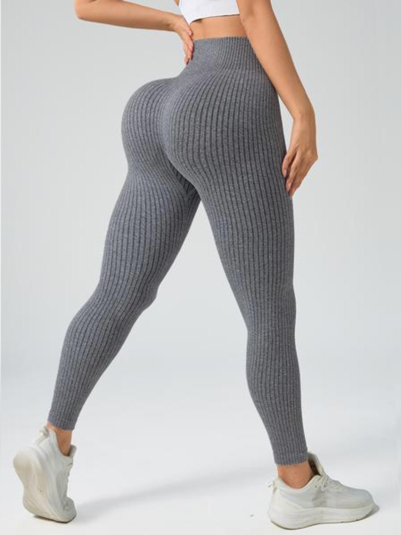 Women's High Waist Sporty High Stretch Leggings, Casual Comfortable Breathable Tight Fit Pants, Ideal for Yoga Gym Running, All-Season Women's Sports Wear