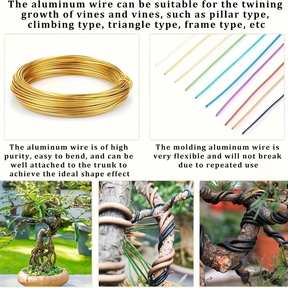 32.8 Feet 3mm Flexible Aluminum Craft Wire, Ideal for DIY Jewelry Making, Sculpting, Wreath Making, Christmas Decorations, Size 9