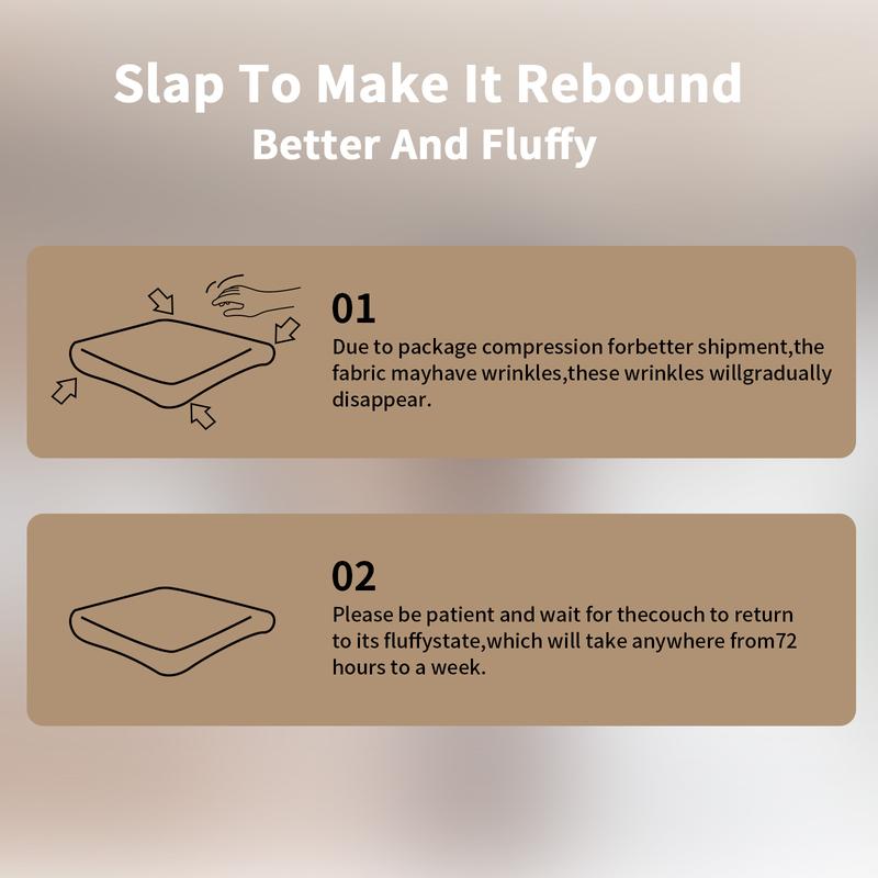 EBELLO Boneless Chaise Lounge, Upholstered Sofa Bed with Throw Pillows and Armrests, Indoor Sleeper Chair- Luxurious Plush Corduroy Chair Bed for Living Room - No Assembly Required