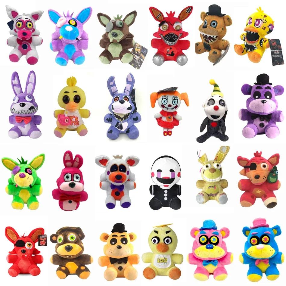 New 18 CM FNAF Freddy's Plush Toy Stuffed & Plush Animals Bear Rabbit Game Fnaf Plush Toys Birthday Christmas For Kids Toy Gift