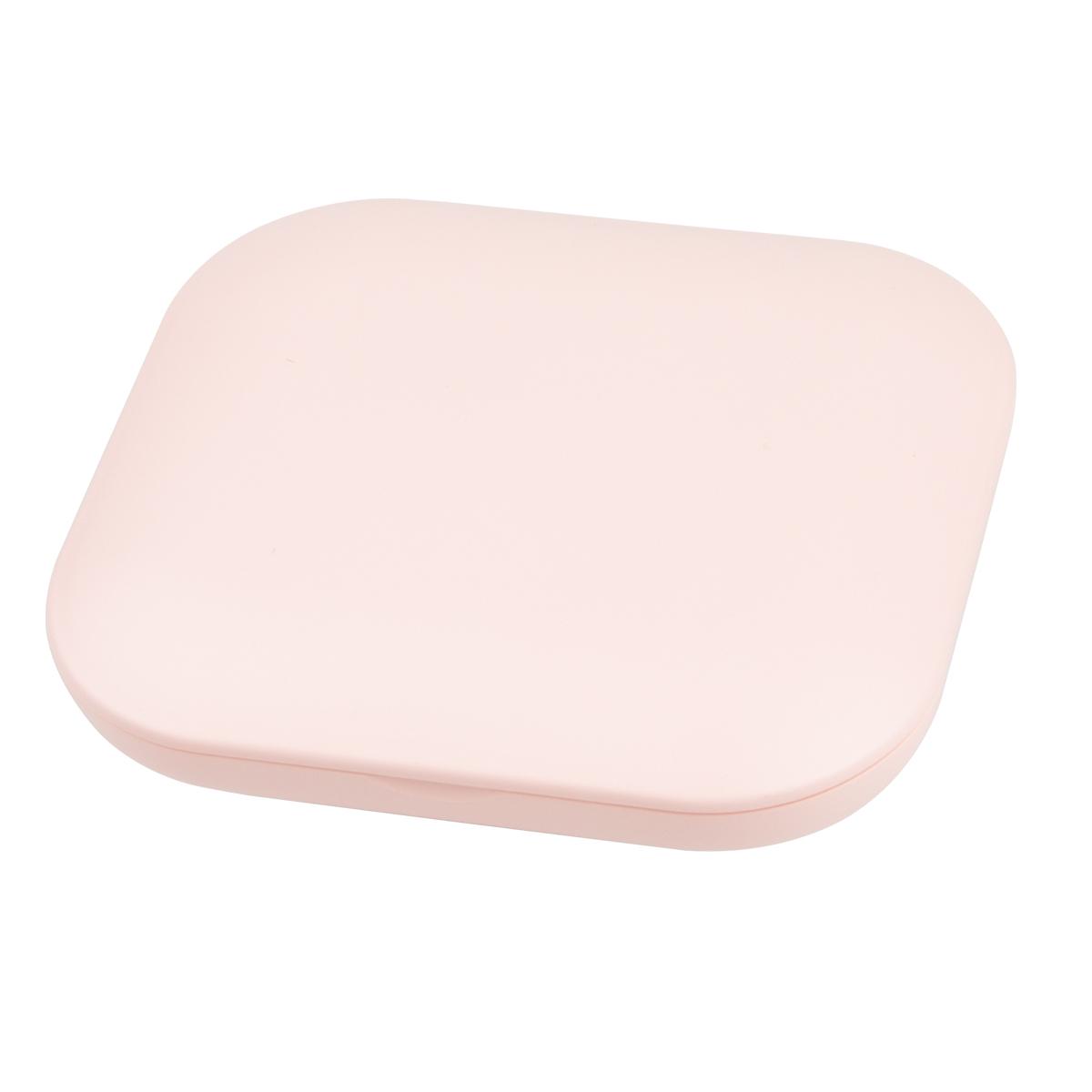 Portable LED Travel Cosmetic Mirror, 1 Count Rechargeable Luminous Compact Cosmetic Mirror, Lighted Makeup Mirror, Double-sided Pocket Mirror for Women & Girls