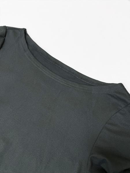 Women's Casual Long Sleeve Top & Wide Leg Pants Sporty Set, Comfortable Two-Piece Ensemble for Daily Wear, Sports Clothing Set, Athleisure Wear Set