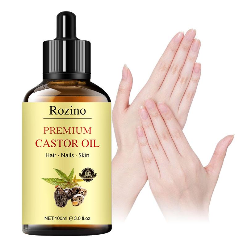 Safe & Sustainable Rozino Premium Castor Oil for Total Beauty Care Cosmetic