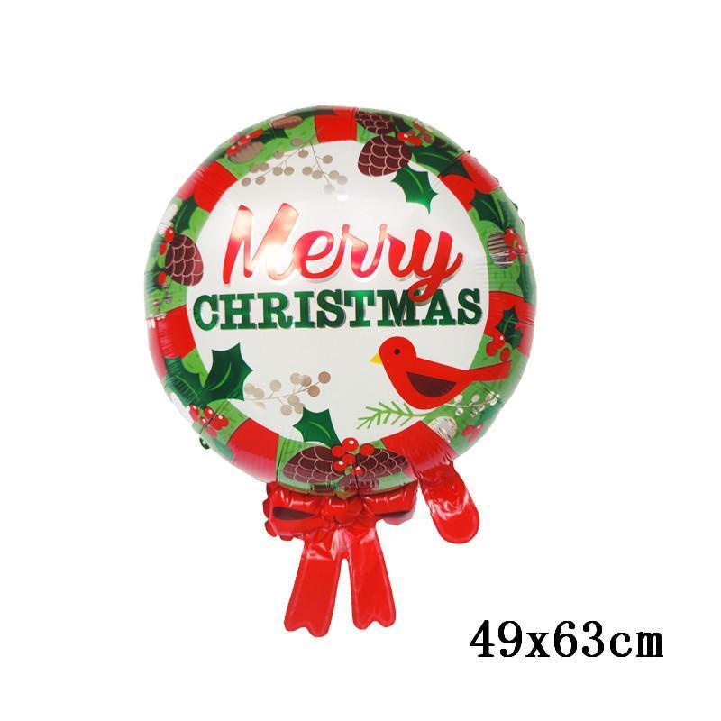 Big Gingerbread Man Balloon Foil Kids Balloon Christmas Balloon Xmas Balloon Christmas Party Decoration 2023 New Year Supplies