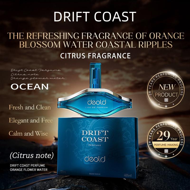 Deold Drift Coast Perfume, Citrus Fragrance Eau De Parfum, Bergamot ...