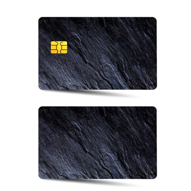 Ultra-Thin Waterproof Scratch-Resistant Credit Card Sticker, Customizable Bank Card Decal, Durable Adult Stickers, Marble Pattern Design