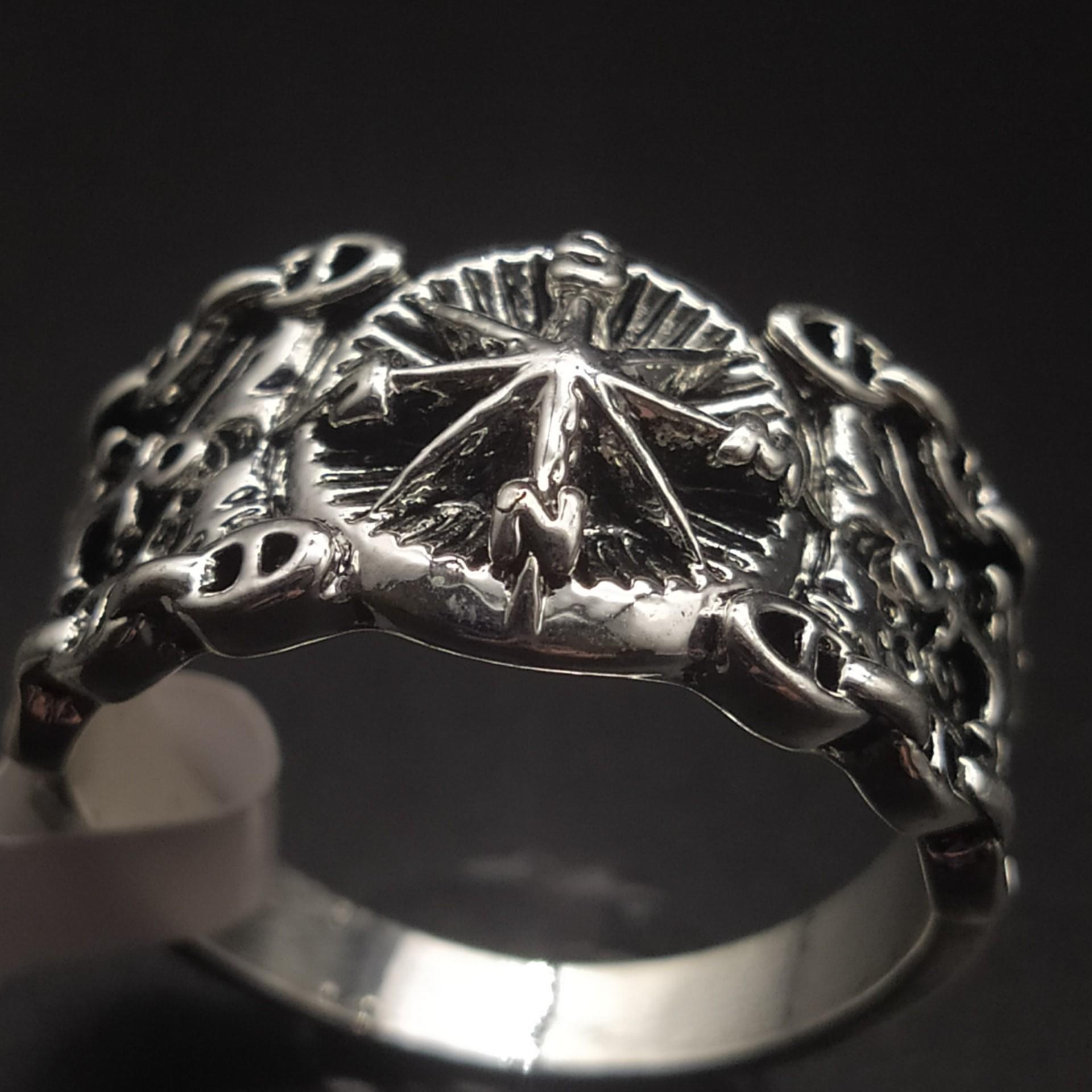 Vintage Northern Pirate Viking Compass Marine Ring Amulet Rings for Men Women Nordic Luxury Personality Jewelry Wholesale