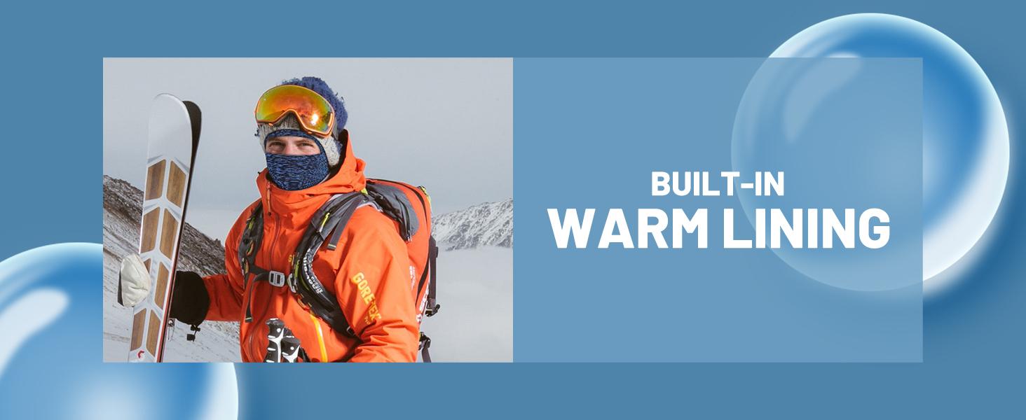 Balaclava Ski Mask Warm Face Mask for Cold Weather Lightweight Windproof Thermal Winter Scarf Face Mask Men Women