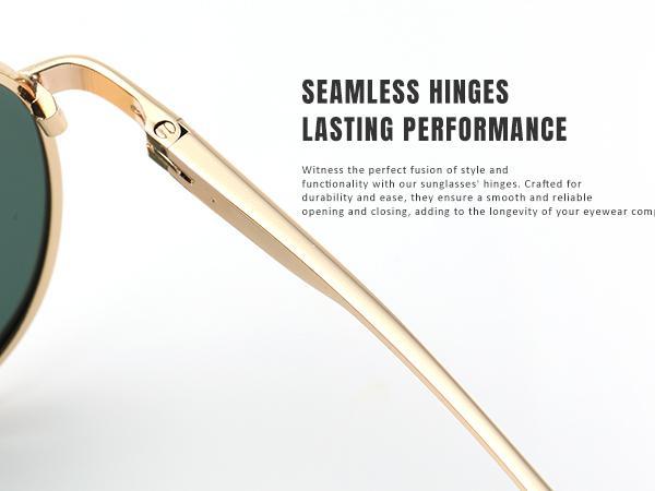 Eiuizah Polarized Aviator Sunglasses for Men Women, Classic Sun Glasses for Driving, Fishing, with UV Protection