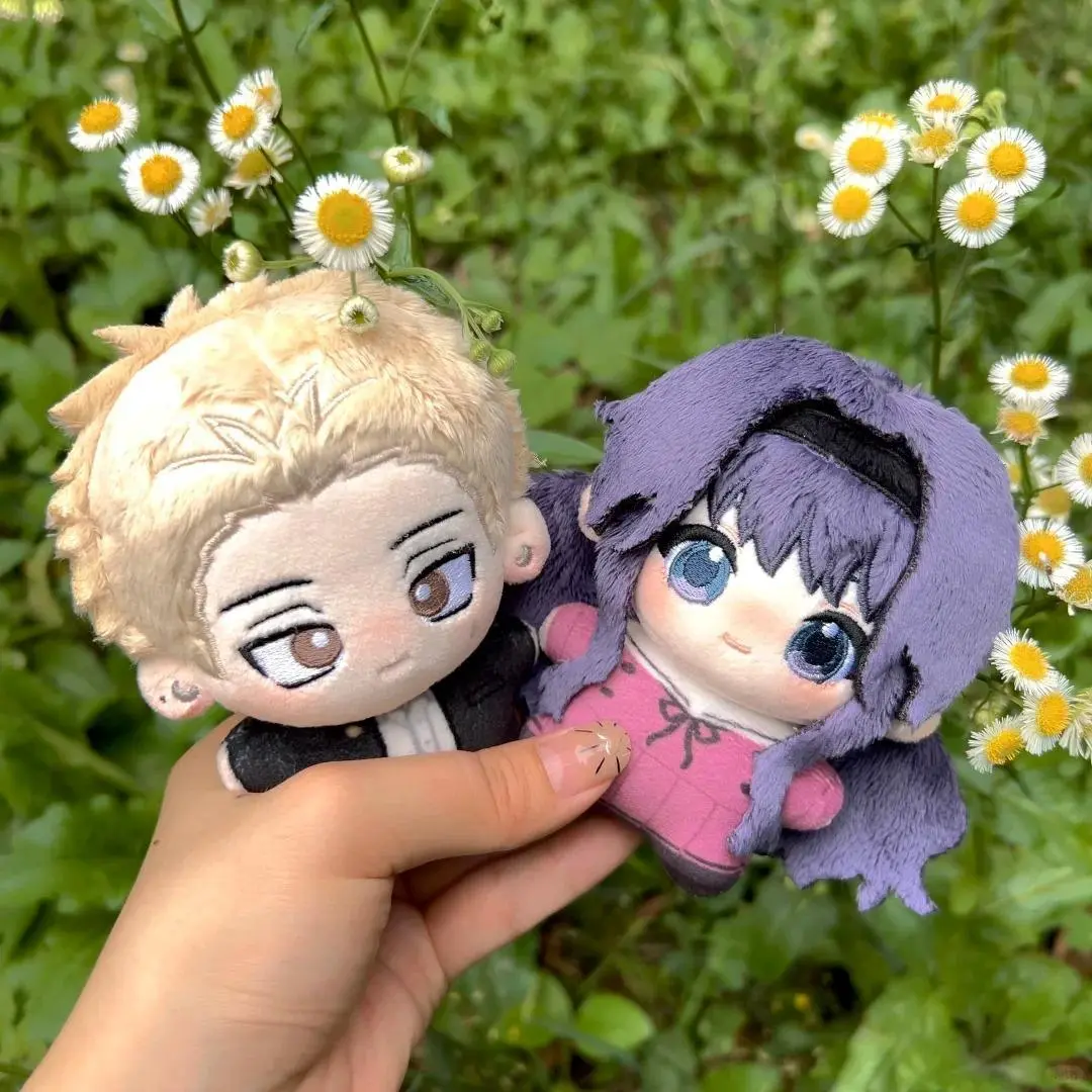 Kaoru Hana wa Rin to Saku Inspired Fan Merch, Tsumugi Rintaro & Kurikaoriko 10cm Cute Nunu Plush Doll