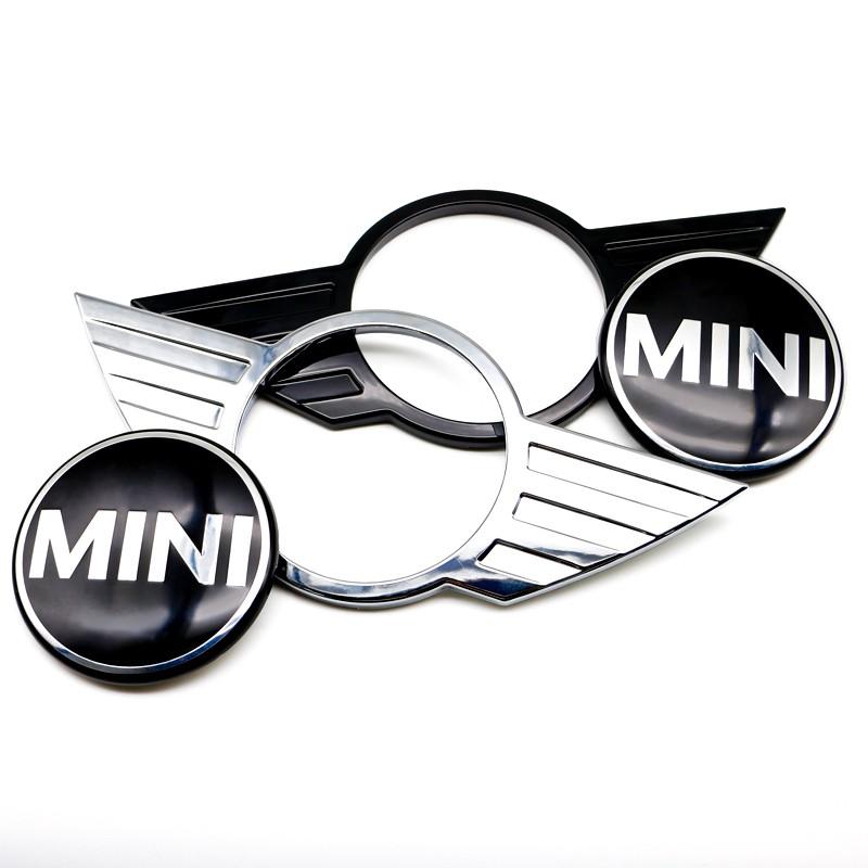 Mini Car Front & Rear Emblem, Durable Scratch-Resistant Hood Badge Replacement, Fits Mini All Models Including Cooper Countryman Clubman