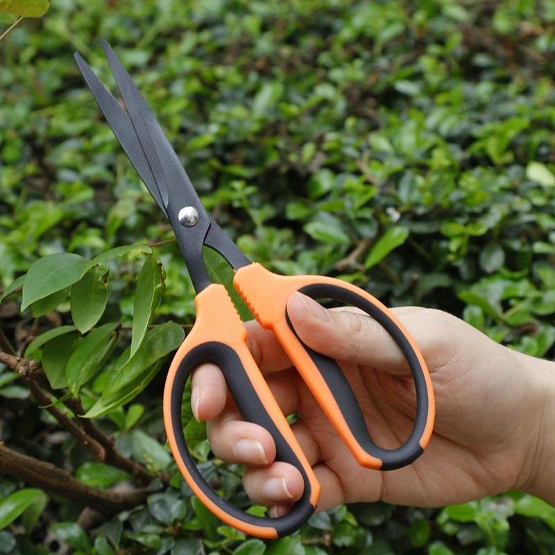 1pc Decoration Scissors Teflon coated Non stick Blades Trimming Scissors Gardening Hand Trimming Scissors Straightening Stainless Steel Precision Blades