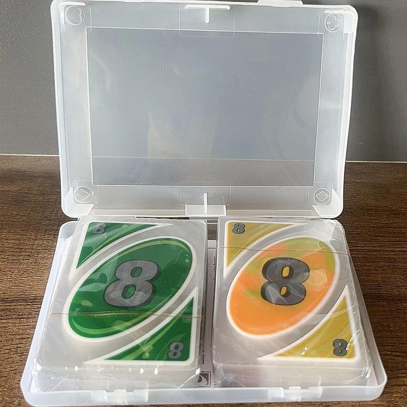 IN STOCK Board Games UNO H2O Card Game WaterProof Pressure Proof PVC Plastic Transparent Kids Toys Playing Cards Family and Friends Gathering Supply