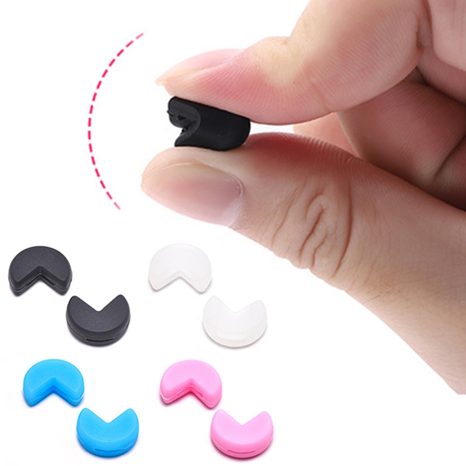5pairs Ear hooks to prevent glasses from falling off, anti-slip eyewear accessories, ear hooks, sports glasses, temple stoppers, glasses hooks, anti-slip sleeves, temple sleeves, frame stabilizers, ear hooks, eyewear accessories