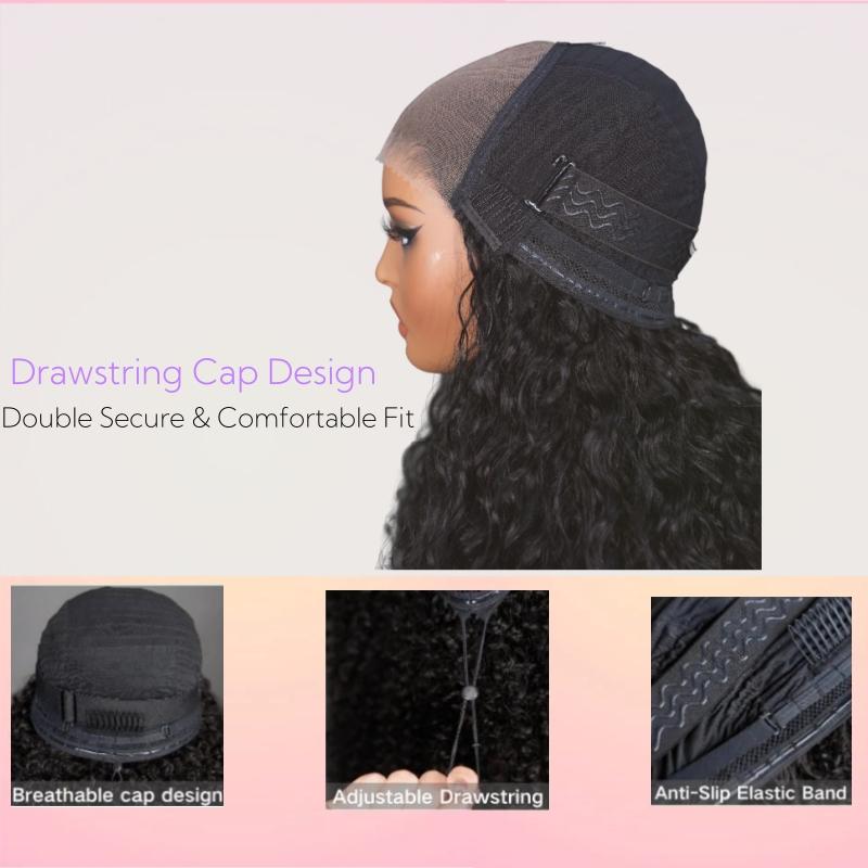 [NEW IN] BangJazz Water Wave Ready to Wear 7x5 Glueless Wigs Pre Cut Lace 250% Density Human Hair WIg Pre Plucked For Women #FallFreshness Outdoorfun