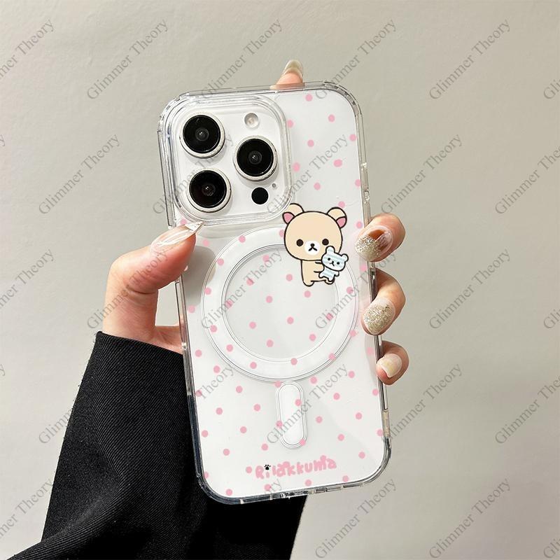Kawaii White Bear Rilakkuma Korilakkuma Cute Transparent Phone Case for iPhone 17 Pro Max Air 16 Plus 15 14 13 12 11 Shockproof Protective Cover Gift For Birthday Christmas Valentine Halloween - TikTok Shop Kawaii White Bear Rilakkuma Korilakkuma Cute Transparent Phone Case for iPhone 17 Pro Max Air 16 Plus 15 14 13 12 11 Shockproof Protective Cover Gift For Birthday Christmas Valentine Halloween - TikTok Shop