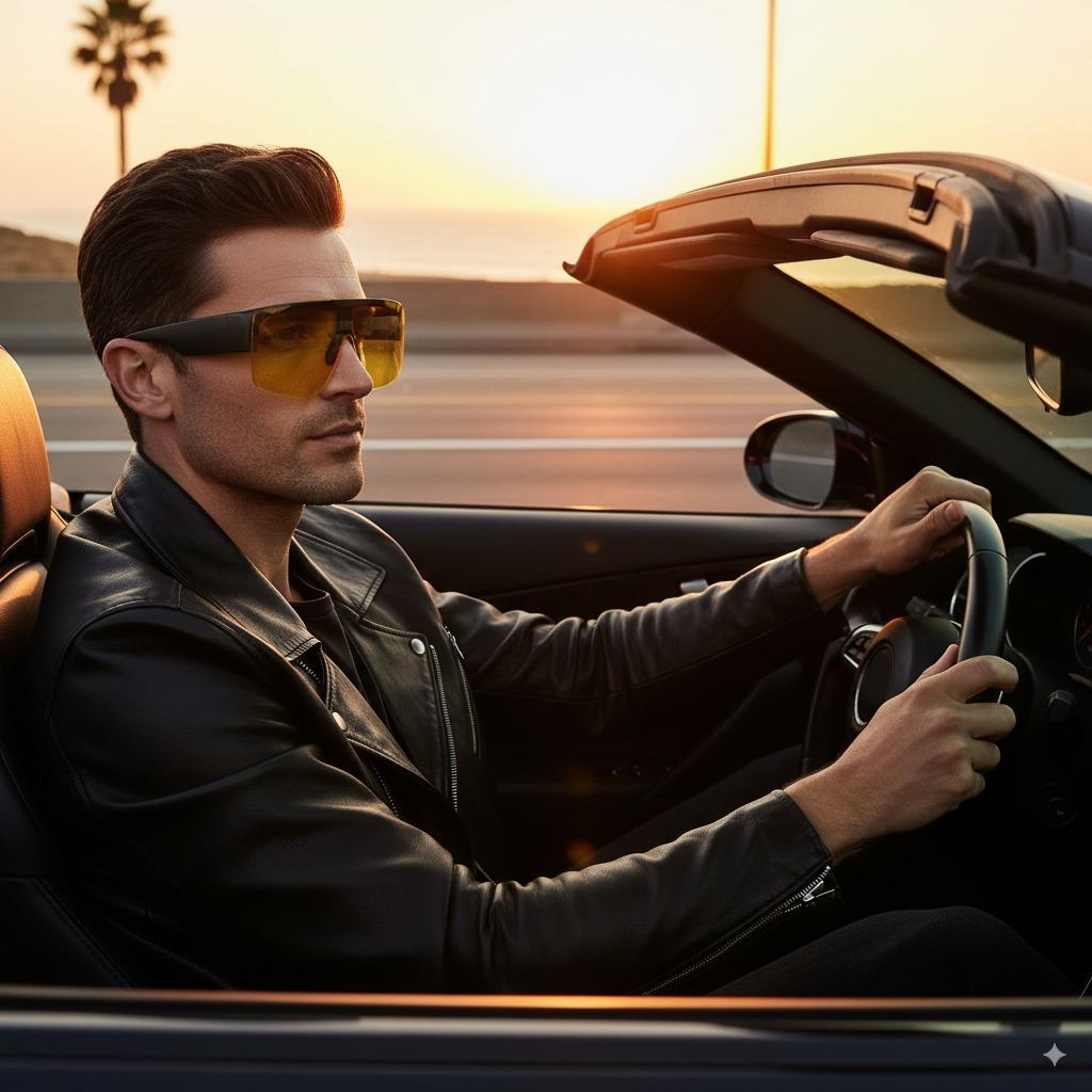 【Fit Over Sunglasses】ZENOTTIC Fit Over Polarized Sunglasses TR90 Frame Flip Up Design One-Piece Shield Lens UV400 Protection Driving Fishing Cycling Outdoor Gift for Men Women