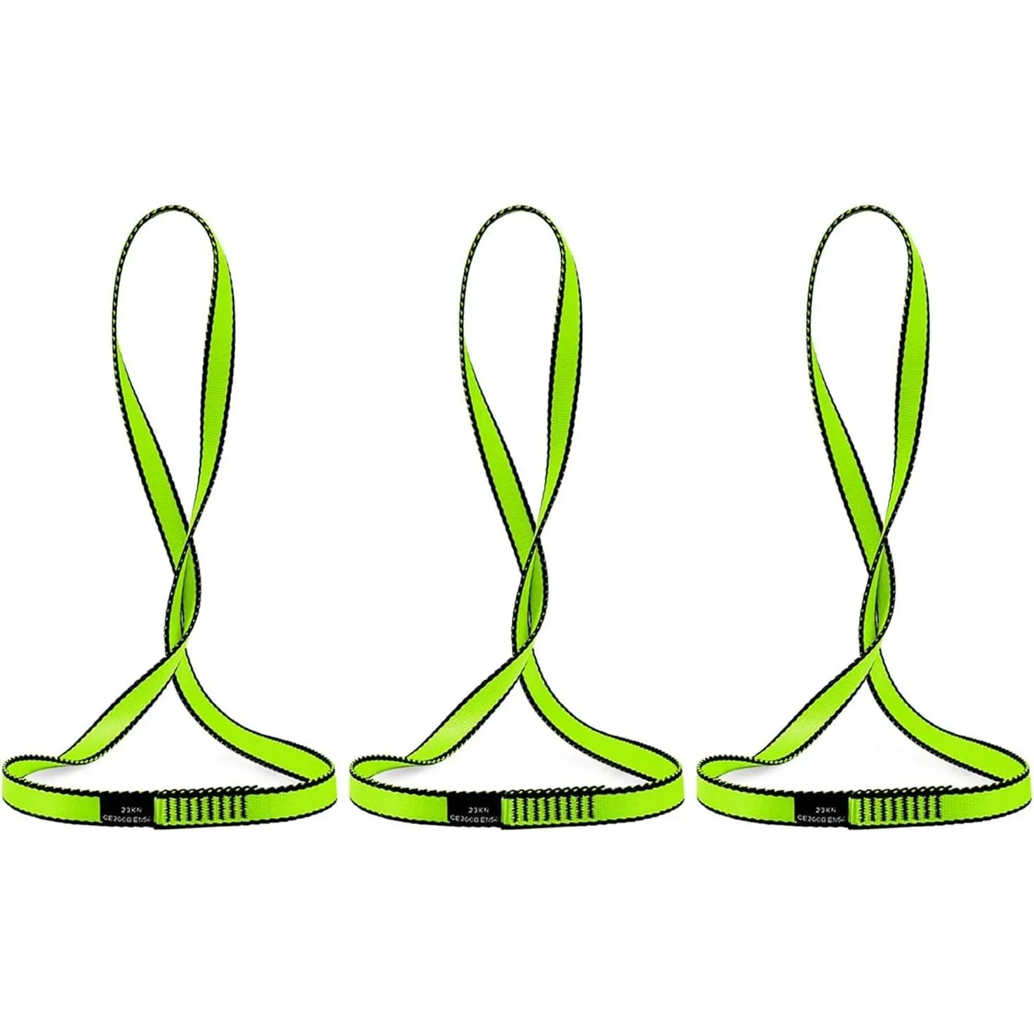 18MM 23KN Nylon Climbing Sling Runner CE2008/EN566 Rock Climbing Webbing Straps for Outdoor Climbing Rappelling Swing Yoga Hammock