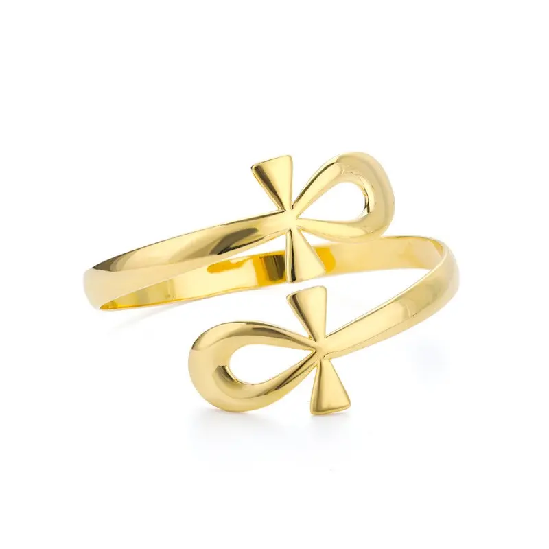 Golden Iron Cross Bracelet