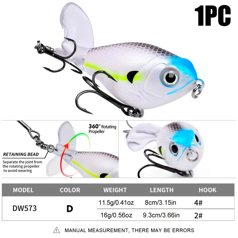 1/5pcs fish bait, propeller lure, surface tractor 11.5g, 16g biomimetic false bait, plastic hard bait, long throw floating pencil, fishing for sea bass, sea bass, shuttle bass, catfish, catfish on the water surface