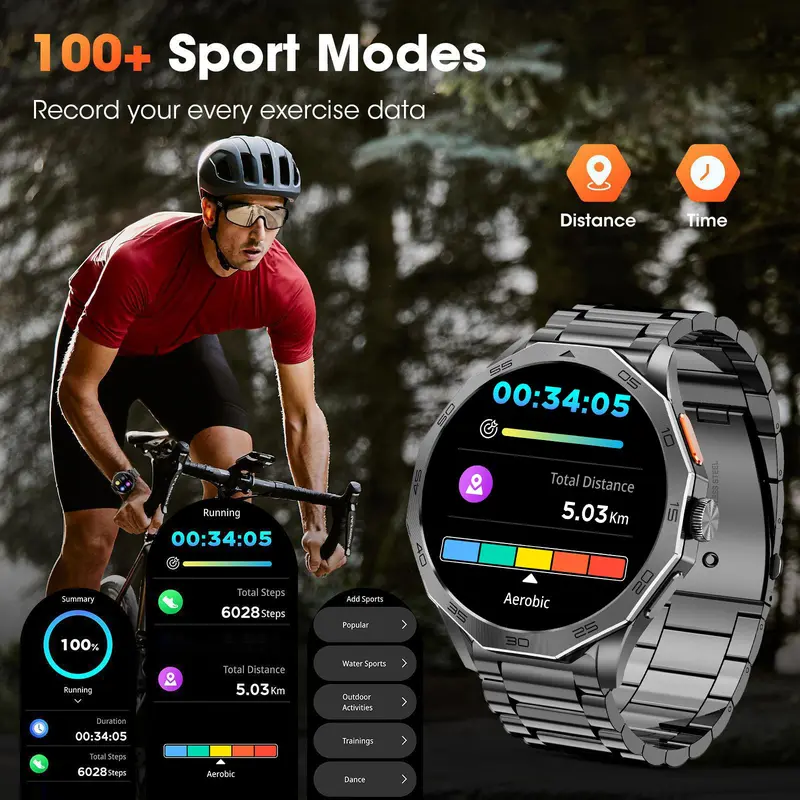 Multifunctional Smartwatch, Fashion Digital Sports Watch for Women and Men, Smart Watch for Android, Waterproof Fitness Smartwatches #GLOBAL PICKS