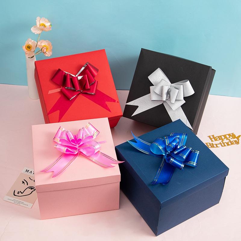 5-Story Surprise Ãxplosion Gift Boxwith Ribbon, Multi-Pocket Snack &Candy & Chocolate Storage, PerfectforBirthdays, Festivals, Holidays