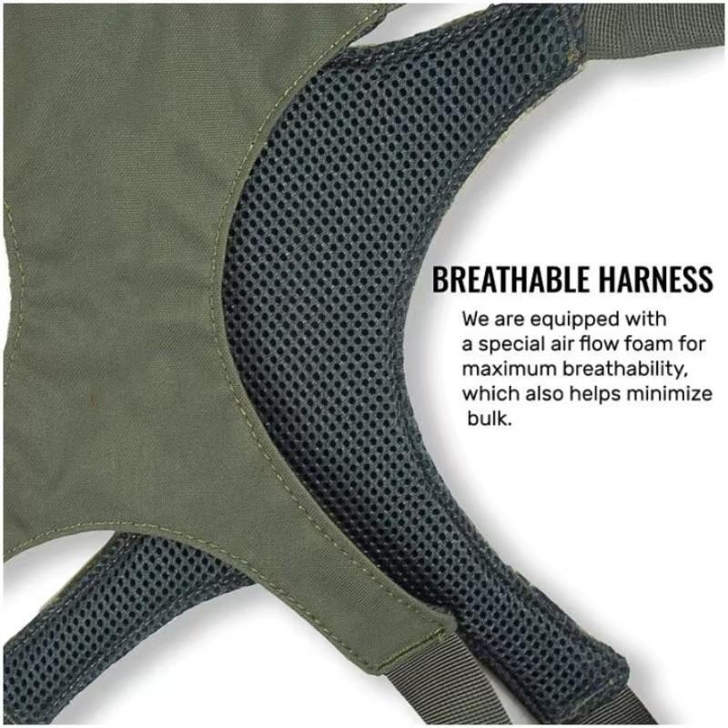 Binocular Harness Chest Pack: Bino Case with Rangefinder Pocket for Hunting Birdwatching and Hiking Outdoor Athletic Bag fishing backpack gym bag