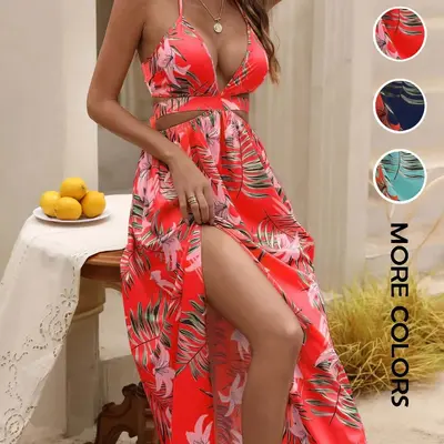 rr hawaii resort dress RR Hawaii Resort Halter Dress NWT S (4-6)