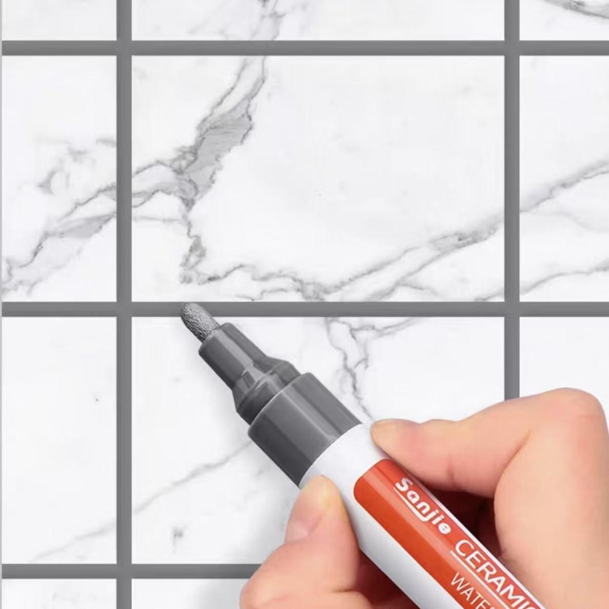 Tile Marker Grout Pen Set, 1/3/10pcs Wall Gap Repair Tool for Tile Floors & Bathrooms, New Seam Filler Pens for Home Improvement Projects Tile Marker Grout Pen Set, 1/3/10pcs Wall Gap Repair Tool for Tile Floors & Bathrooms, New Seam Filler Pens for Home Improvement Projects