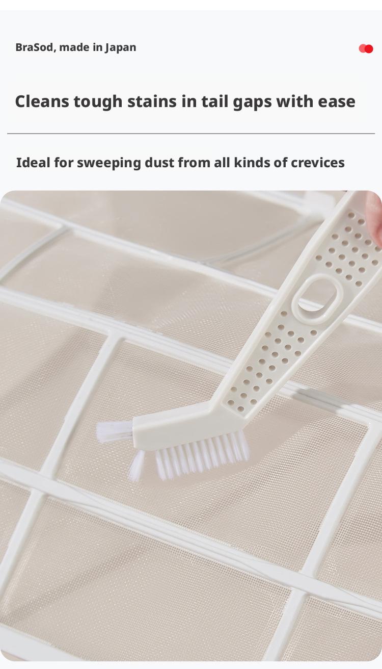 Air Conditioner Gap Cleaning Brush, Detachable Washable Soft Bristle Dust Cleaner for Home Window Blinds Crevice Cleaning