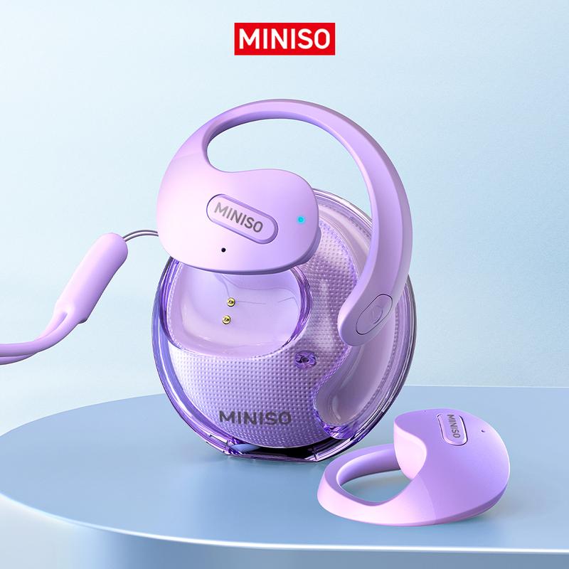 MINISO X15 Pro Earphone Wireless Bluetooth 5.4 OWS Waterproof Sport Headsets Support Playing Music Headphones Noise Reduction Headphones with Mic
