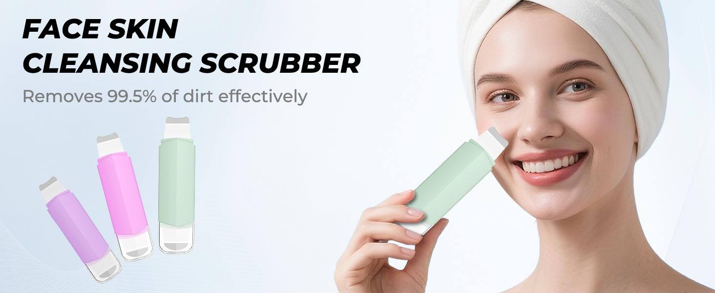 Blackhead remover, suitable for nasal pores, dual-head facial scraping board and pore cleaner, deep facial cleansing, U-shaped and round widened head design, unisex skincare tool (green): beauty and personal care