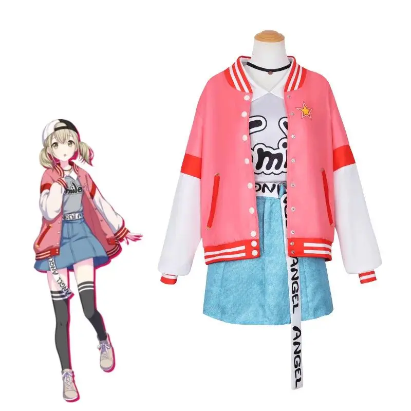 Anime Miuk Project Sekai Colorful Stage Azusawa Kohane Cosplay Costume Carnival Halloween Party Costumes for Women Men Girls