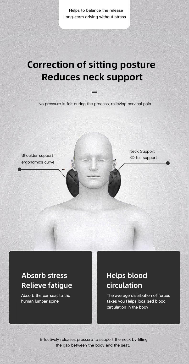 Car Memory Foam Headrest For BMW Performance F25 F26 F15 F16 E90 E91 E92 E60 E84 G22 G32 F13 F36 G30 G20 G11 G12 F80 F82 F90