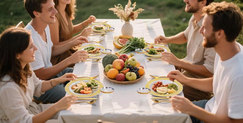 Pieces Gold/Silver Disposable Plastic Plates Set, Elegant Plates for Wedding & Party Pieces Gold/Silver Disposable Plastic Plates Set, Elegant Plates for Wedding & Party