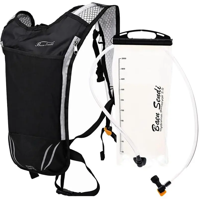 Outdoor sports 2 Pack Hydration Pack with 2L Backpack Water Bladder - Great for Outdoor Sports of Running Hiking Camping Cycling Skiing