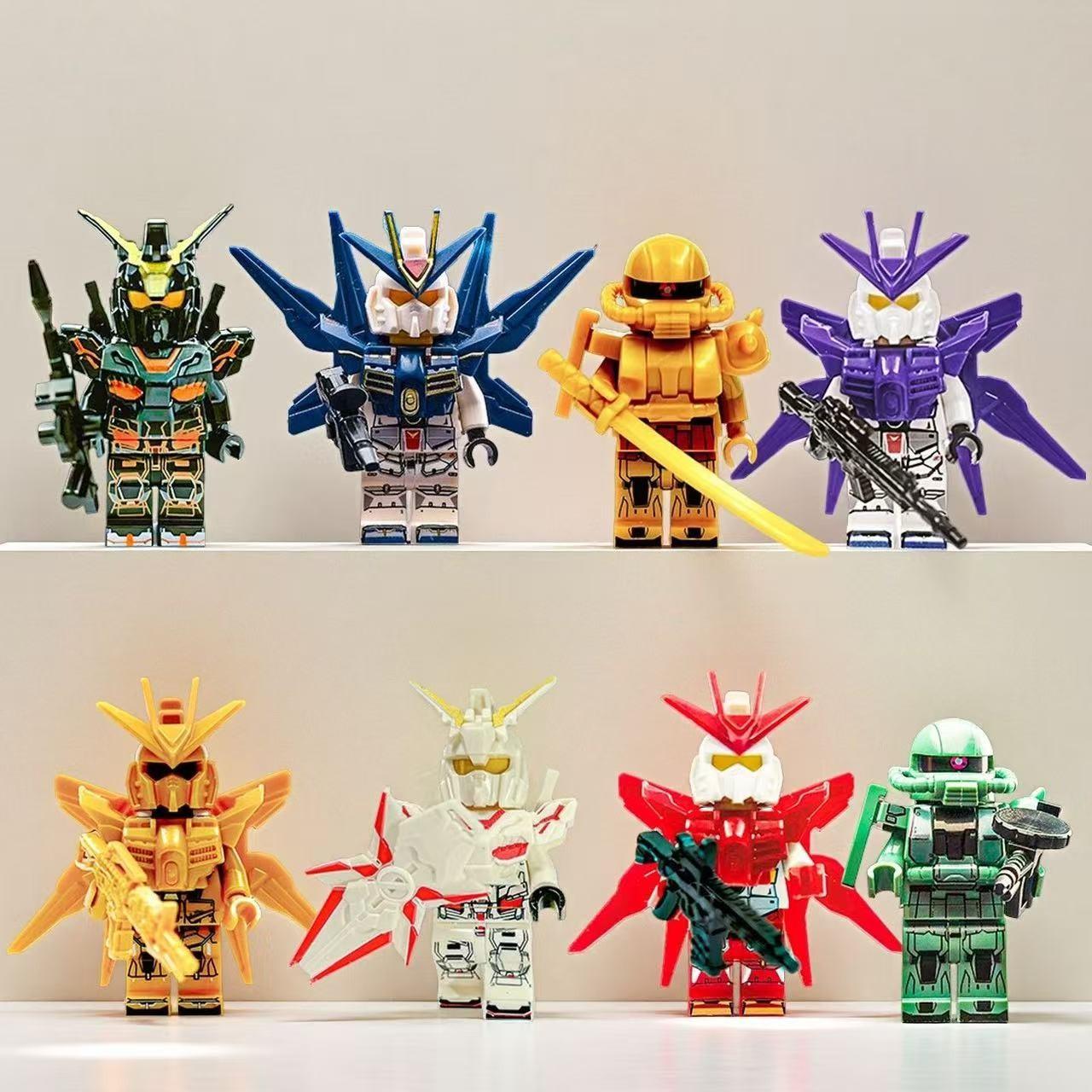 Compatible Lego Minifigure Wooden Future Knight Armor Tech Special Forces Mech Phantom Ninja Action Figure Set! 2026 Trendy Toy Gift!