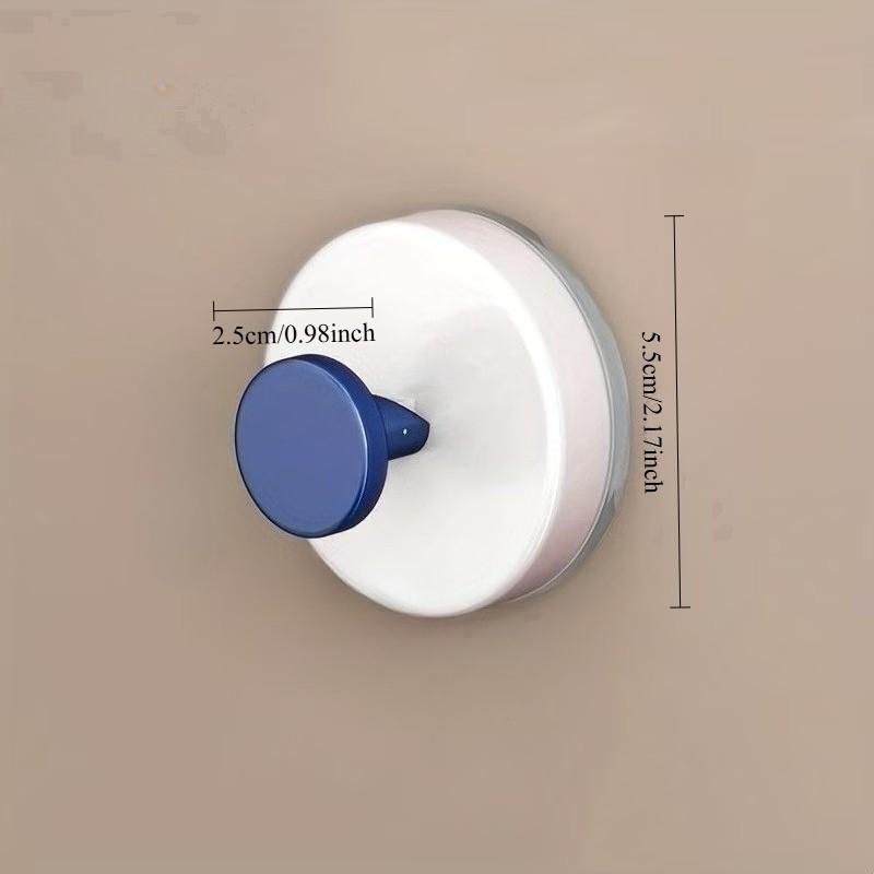 Dopamine 4 Piece Suction Cup Hooks, No Drilling Wall Mounted Bathroom Hook, Seamless Bath Hanging Hook, Quick Install Vacuum Adhesive