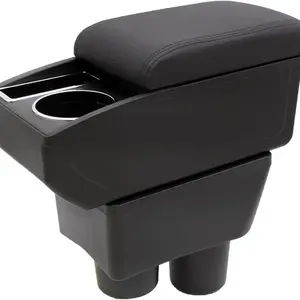 Auto Armrest Box for Nissan Tiida C11, Car Armrest Storage Box for Nissan Kicks, Car Armrest Box for Nissan Versa Almera 2020-2024 ,Car armrest cover for Nissan NV200 2010-2017，Armrest for Nissan Terrano 3 Auto Center Console Arm Rest Double-Layer Storage