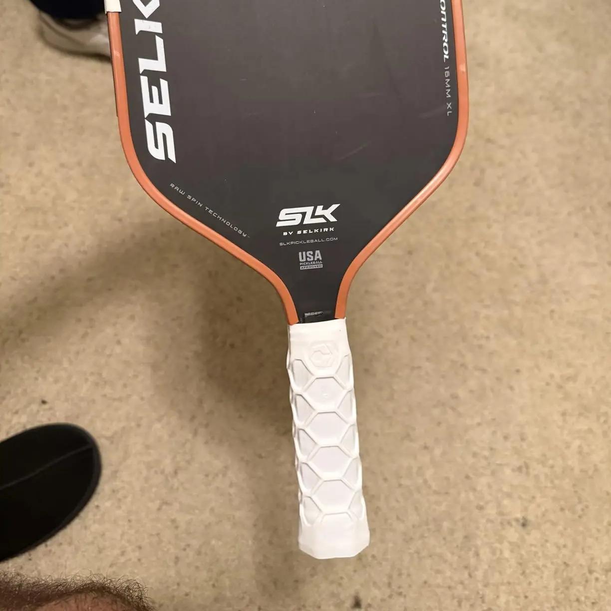 High Elastic Silicone Handle Protector, Octagonal Honeycomb Design, Durable & Comfortable Grip for Pickleball Racquet, Tennis Grip