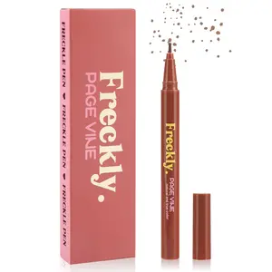 Freckle Pen, Soft Dot Faux Freckle Stamp for Natural Lifelike Sun-kissed Makeup, Waterproof & Long Lasting Quick Dry Magic Fake Freckles Stain Marker (01 Light)
