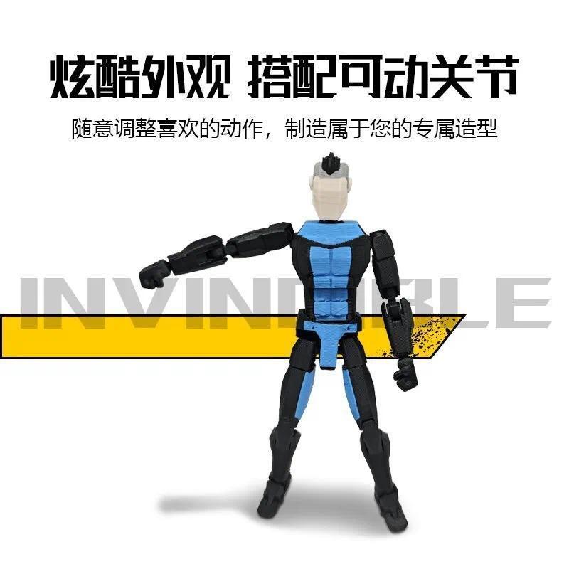 Invincible Mark Lucky 13 Multi Joint Movable Action Figure Diy Assembled Collectible Toy For Adult Holiday Surprise Gift