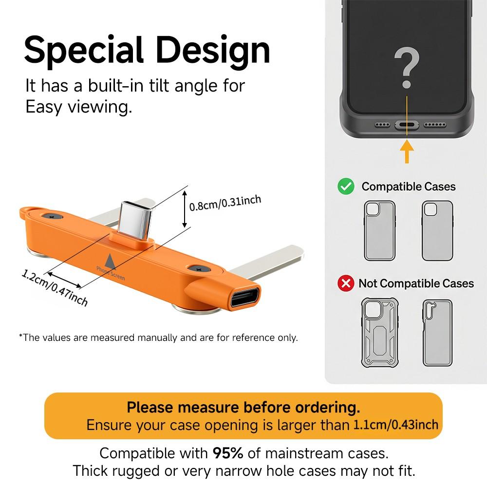 240W Fast Charging Cable Type C to C with Removable Foldable Bracket Stand for Phone Tablet Supports Simultaneous Charging and Gaming Watching Videos Durable Silicone Zinc Alloy Shell 150cm Long,Applicable to iPhone 15 - 17 Pro Max / Samsung /