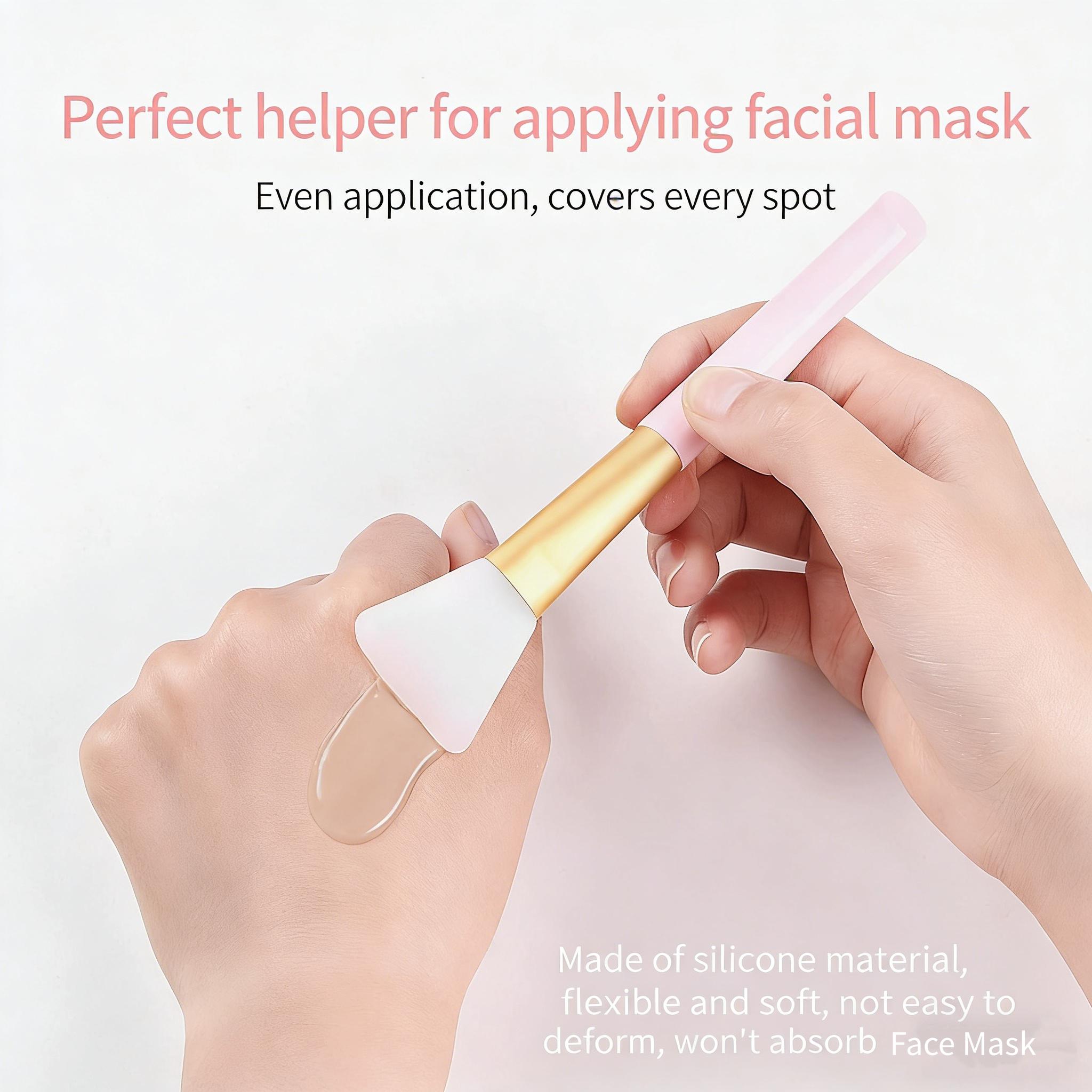 High-Quality Silicone Brush for Face Masks, Large Body Oil Brush, Soft Mask Brush, DIY Makeup Remover, Beauty Therapy Tool