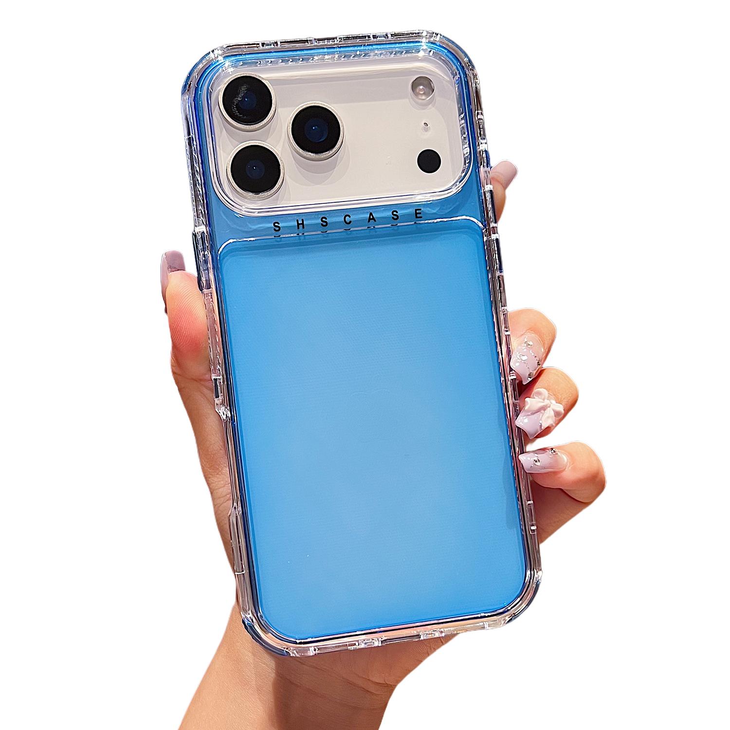 Clear Defender Colorful Case For iPhone 17 Pro Max 17 Air 16 15 14 13 Pro Max Hybrid Shockproof Heavy Duty Cover