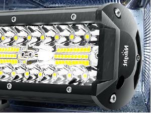 Nilight 26 Inch 540W Triple Row Bar 50000LM Flood Spot Combo Beam Driving LED Off Road Lights for Trucks, UTV, ATV, Round Design Car Accessories Vehicle  dealsforyoudays