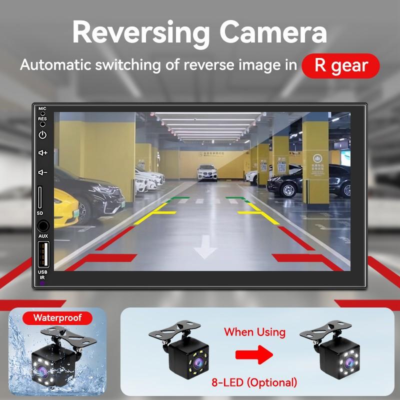 1 Din Car Multimedia Player, Car Video Players, Carplay Display + Fm Radio, Supports Apple Carplay Android Auto, Bluetooth-compatible 5.0 USB TF Aux Fm 1 Din Car Multimedia Player, Car Video Players, Carplay Display + Fm Radio, Supports Apple Carplay Android Auto, Bluetooth-compatible 5.0 USB TF Aux Fm