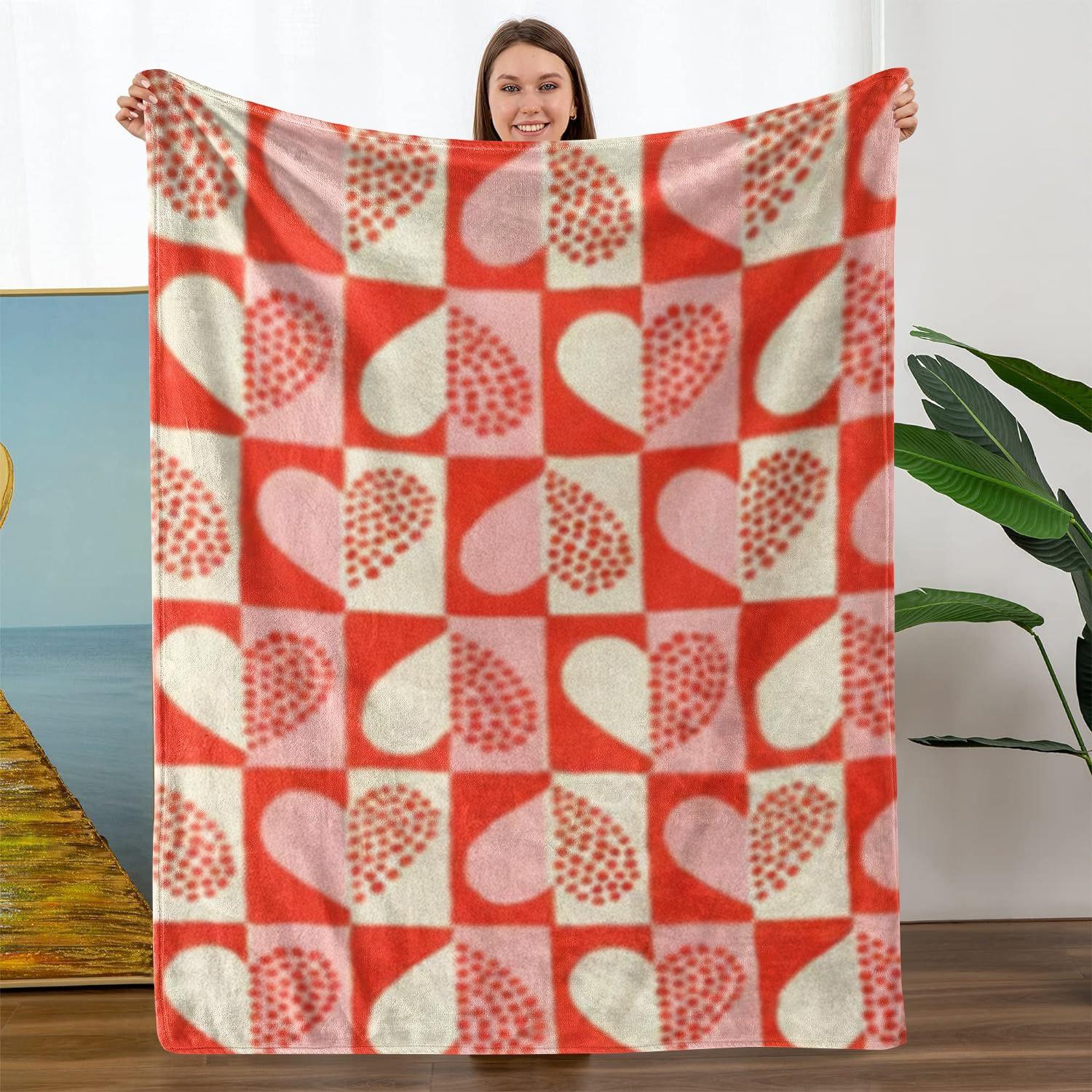 To My Boyfriend Letter Pattern Blanket, Letter Print Blanket, 1 Count Soft Comfortable Throw, Air-Conditioned Room Blanket, Warm Nap Blanket for Home Office, Valentine's Day Gift