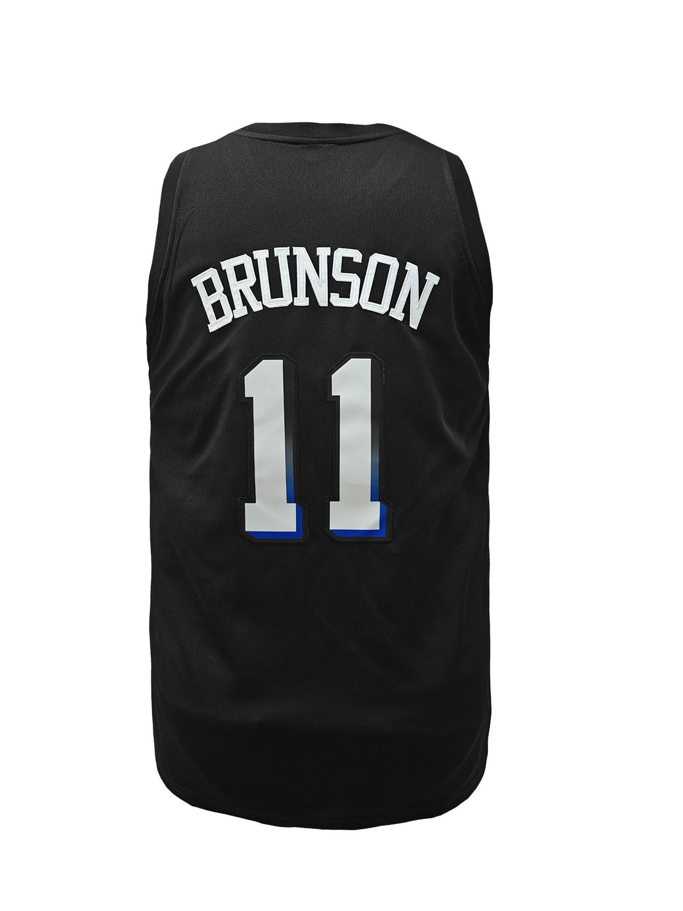 KTYSDE Men's New York Basketball Jersey Brunson 11 Stitched Breathable Sports Vest Game Day Fan Gift